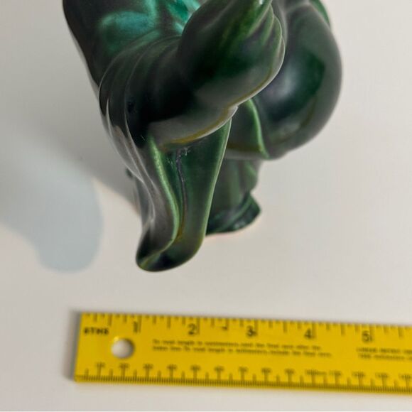 Vintage Green Glazed Ceramic Buddha Figurine 8.5” - Picture 8 of 8